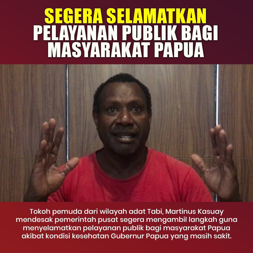 hamdan_fahri's tweet photo. Segera selamatkan pelayanan publik bagi masyarakat Papua
#PapuaTolakLukasEnembe https://t.co/8E77Y1FC4y