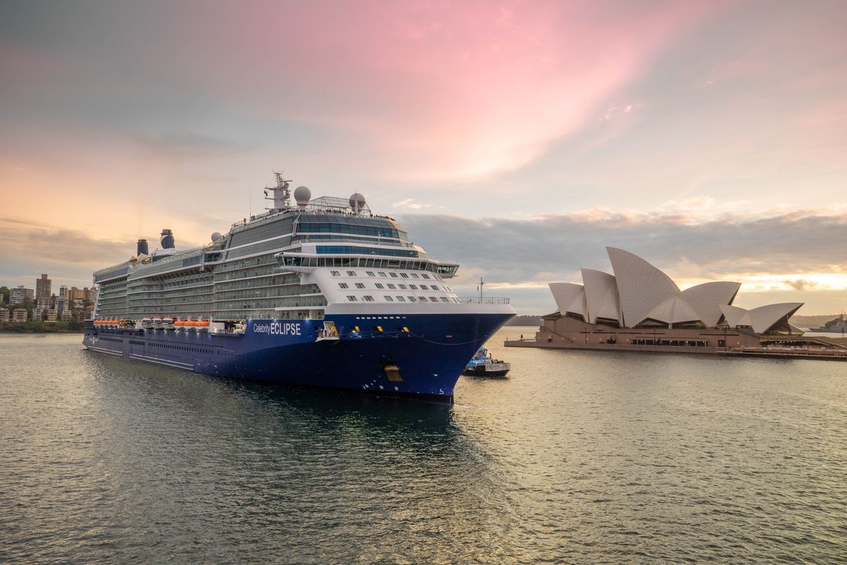 I’m so excited to officially welcome @celebritycruise back Down Under after 930 days! Celebrity Eclipse made her return to Australia this week, sailing by the beautiful Sydney Opera House. Check out her itineraries as she sails through Australia, New Zealand and French Polynesia!