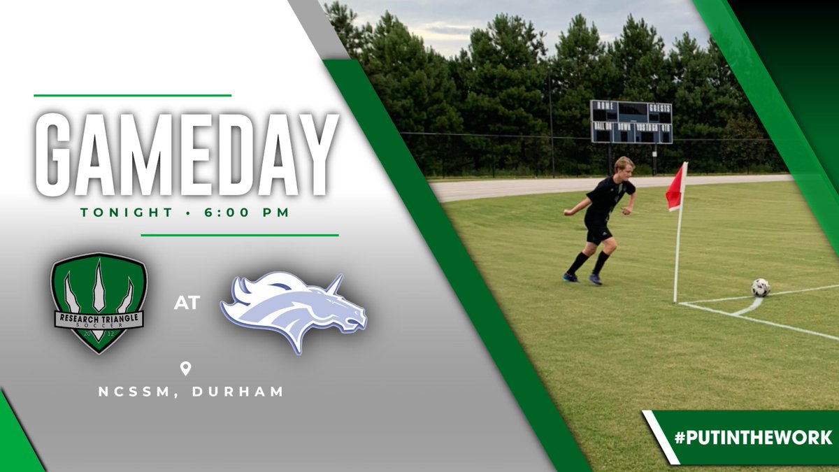 🏁 REGULAR SEASON FINALE

⚽️ <a href="/RTHSSoccer/">RTHS Raptor Soccer</a> (14-4-2, 7-2 S6C)
🆚 NCSSM (4-10-1, 3-5-1)
🕕 6:00 p.m.
📍 NCSSM, Durham
🎟️ via GoFan: gofan.co/app/events/665…

#PutInTheWork #GoRaptors