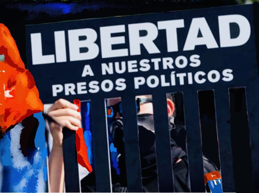 Libertad para todos los presos politicos encarcelados injustamente libertad para mi hijo