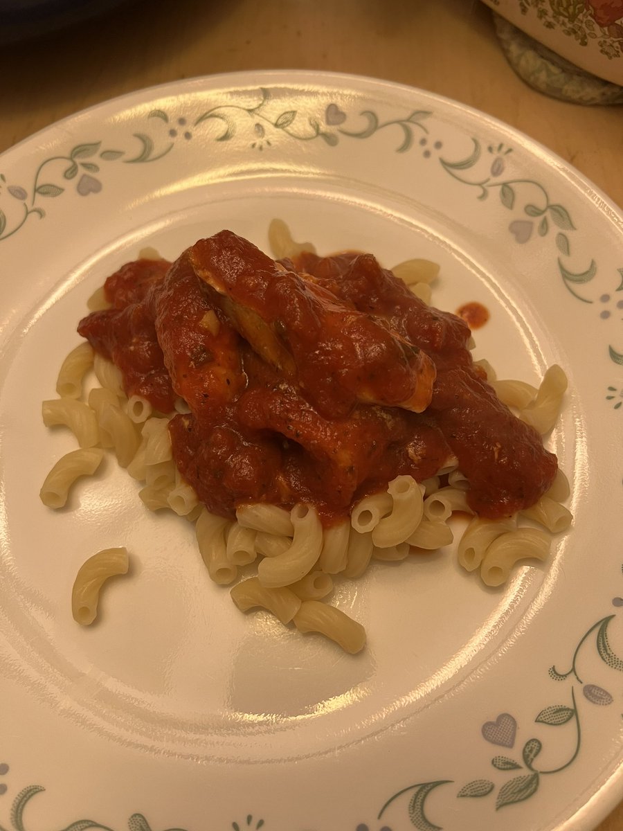 JerseyStreams's tweet photo. End results. Northern Puffer in a Mediterranean Red Sauce with Noodles. #cooksoftwitter https://t.co/NPduWV59RK