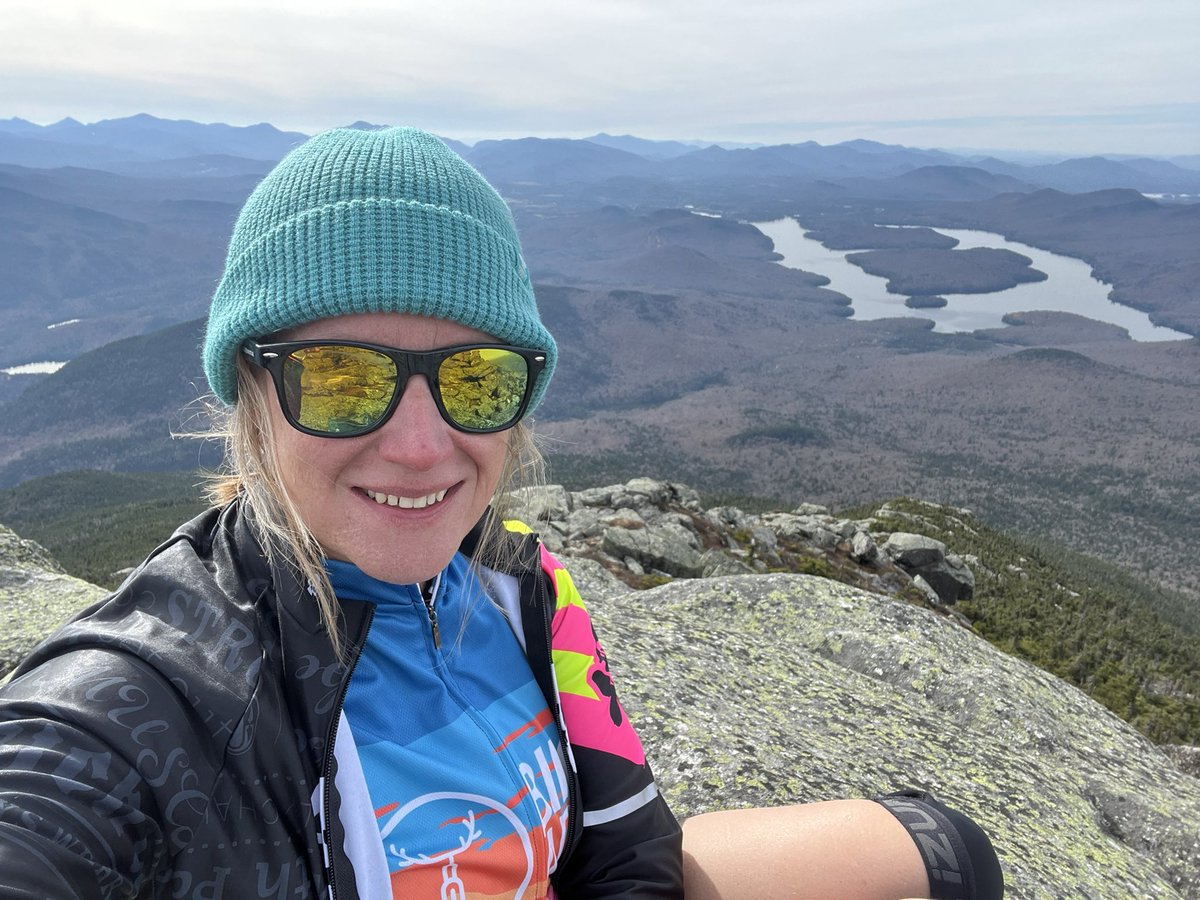 AdkRunner's tweet photo. Since moving to Wilmington I made it a goal of mine to some day bike the Whiteface Toll road. Thing is, I hate hills. Dragged myself up it today for my Dad. It was the last place I have a picture of him and I together on. Hope he was looking down on me and smiling. https://t.co/qX1gBMLCwQ