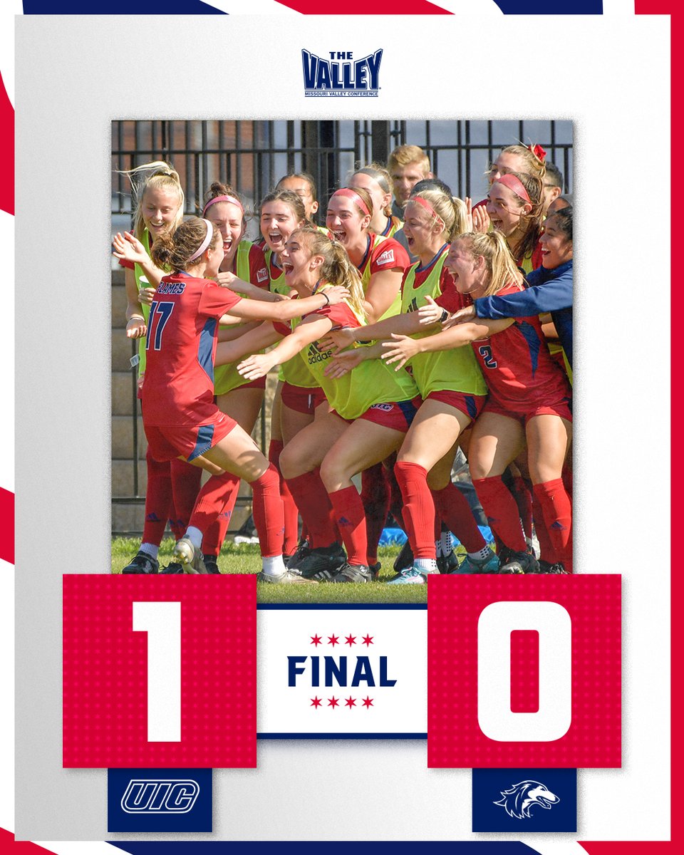 The regular season is over, but we're not done yet!

✅ 3rd place in the Valley
✅ First round tournament bye
✅ Home tournament game at Flames Field

All because of our gritty win today!

Recap: uicflam.es/o89
#FireUpFlames