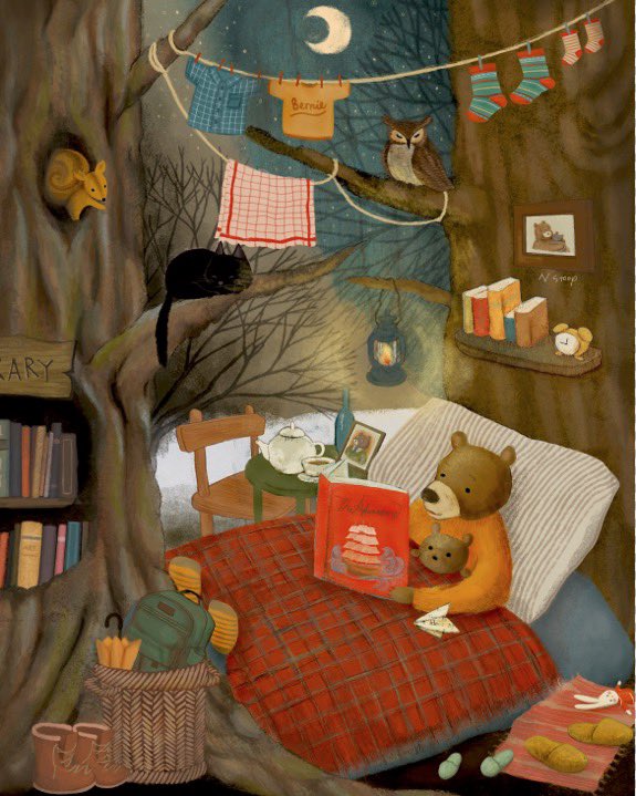 Just wanted to wish you all a beautiful evening. Naoko Stoop’s magical art always helps me with the ‘Sunday Scaries.’ Stay cozy & hugs to you all 🥰✨