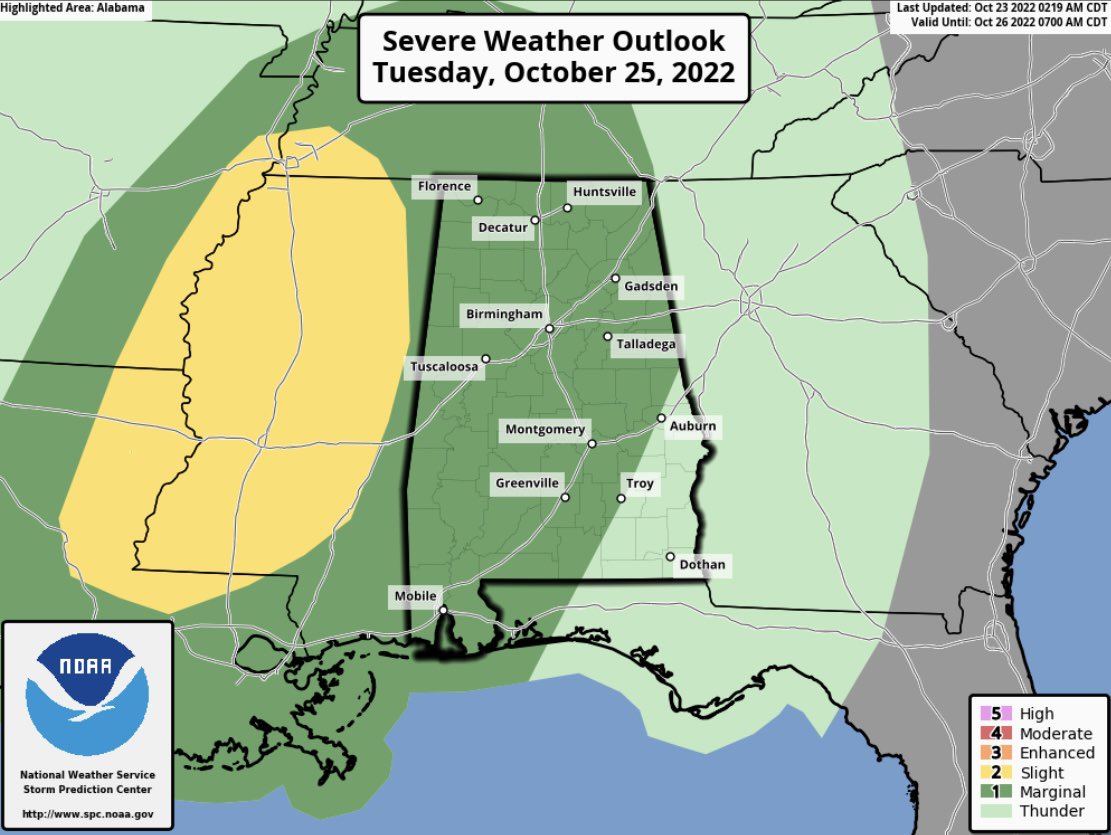 Danielle Dozier News 19 on Twitter "Strong winds of 5060 mph, locally