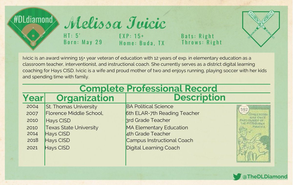 TheDLDiamond's tweet photo. In Inning 2, our 1st designated hitter - @ivicicmelissa discusses the power of pre-assessments as a “scouting report” for your learners with a deep dive into the research of @john_hattie &amp; the high effect-size of this instruct. strat. Listen now https://t.co/bPCVts8vlf #DLDiamond https://t.co/3kkGpzKUvo