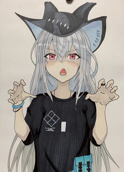 #アナログ絵便乗して 最近はアナログのみ作品増えてますぅ 