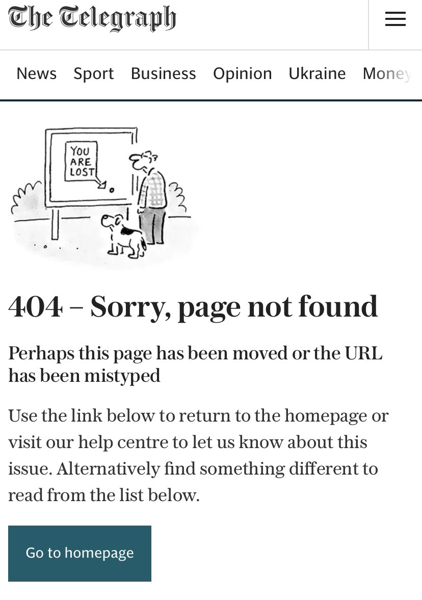 The Telegraph has now deleted Nadhim Zahawi's article too.