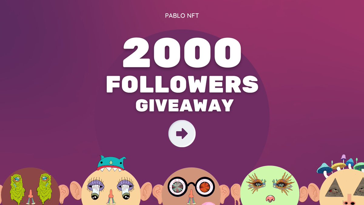 bagzyHL's tweet photo. 🎁 20$ #GIVEAWAY 🎁

Prize:
🏆 1 x 20$ $ETH

Rules:
1⃣Follow ME &amp; @pabloverse_fun 
2⃣RT&amp;Like
3️⃣Tag 2 Friends 

⏰24 HOURS

#NFTGiveaway #Ethereum #ETHNFTs #NFTCommunity #ETH #add #Crypto https://t.co/zRxZoanCto