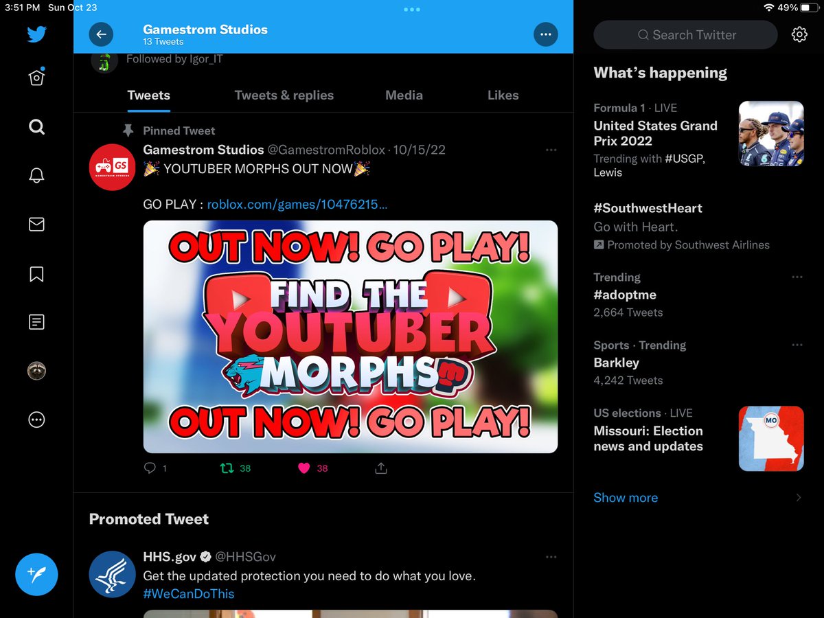 MyaSegura8's tweet photo. @Igor_IT_ @GamestromRoblox https://t.co/aRS1RUG7N3