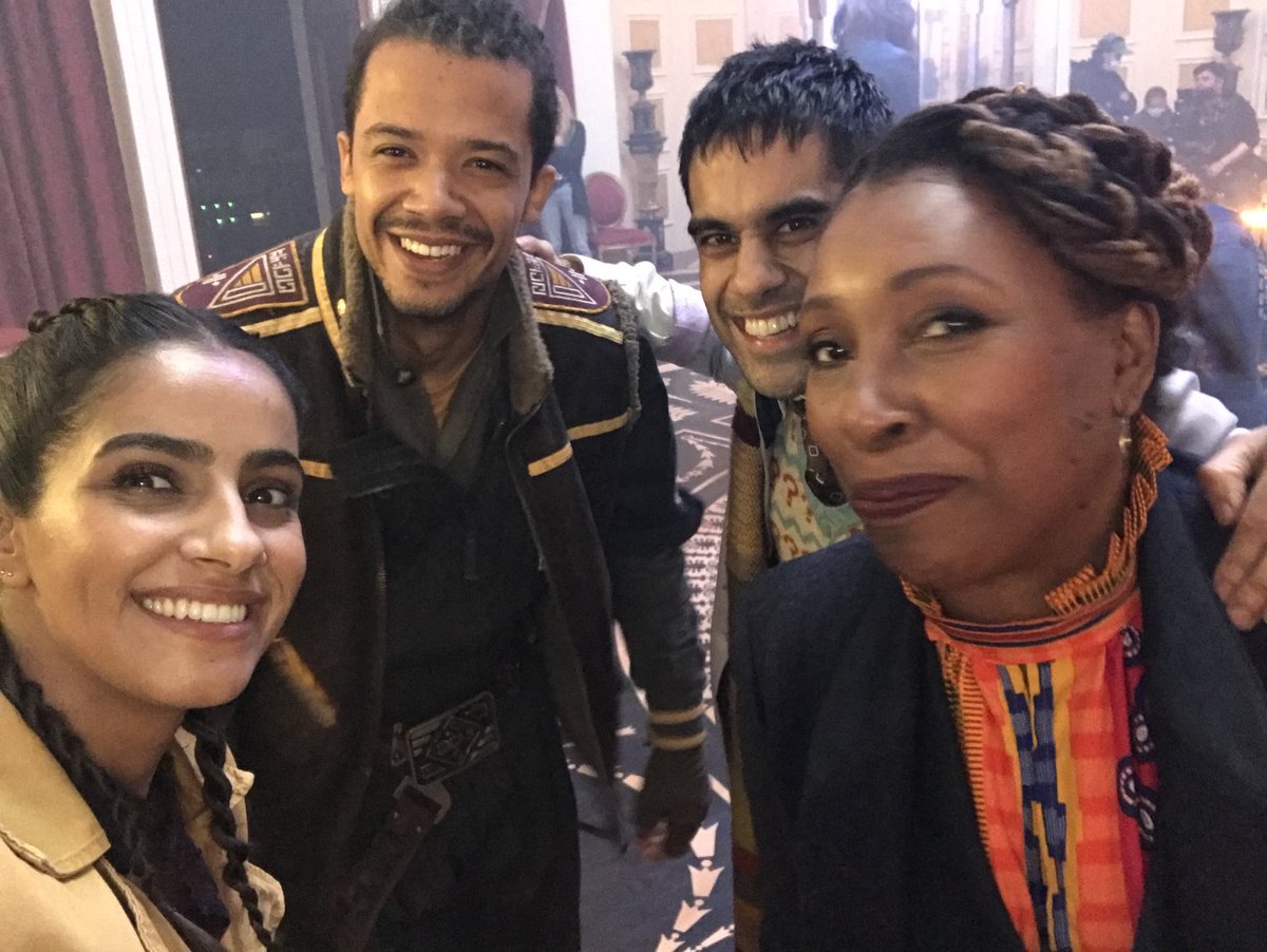 therealjomartin's tweet photo. Melanin popping ‘ The Power of The Doctor’❤️ https://t.co/1uKTg6trPo