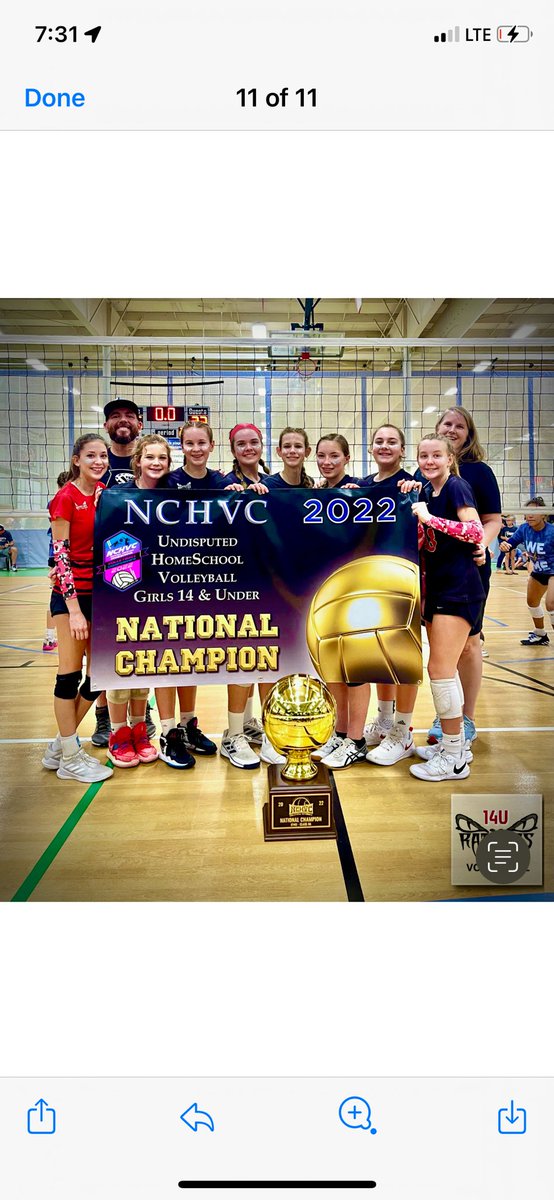 14u Volleyball National Champions. 14-0!!