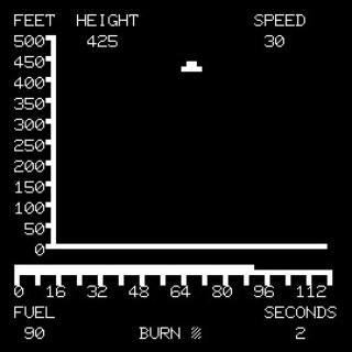 CompStuff's tweet photo. Lunar Lander #microtan #6502 #retrocomputers https://t.co/2Ta9qdGlPO