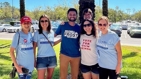 “We are sowing the seeds of love.” ~ @MaxwellFrostFL Canvassing for @braswellforFL and @MaxwellFrostFL with Orlando @MomsDemand volunteers today and reminded that we need to leave it all on the field and VOTE on (or before) November 8th!! #MomsAreEverywhere #FlaPol