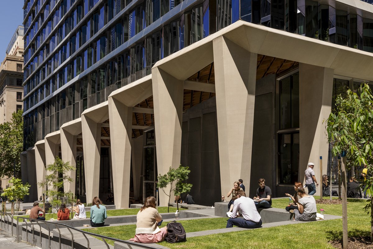 Alongside landscape architects <a href="/OCULUSStudio/">OCULUS</a>, <a href="/Woods_Bagot/">Woods Bagot</a> and <a href="/SHoPArchitects/">SHoP</a>'  Collins Arch is one two finalists for the Urban Design category of the prestigious Melbourne Awards. bit.ly/3Td5dUN
#WoodsBagot #PeopleArchitecture #CityofMelbourne #MelbourneAwards