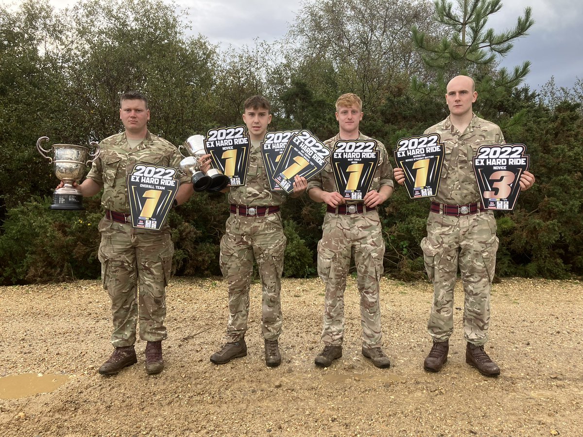 EnduroSapper's tweet photo. Great results at the Army Motorcycle Championships 22. @1RSMERegt scooping not only the Team Trophy, but also securing 1st Trials and 1st Prolog. @Proud_Sappers @22EngrRegt @21Engr @33engrregt @REServicewomen @ArmySportASCB @26EngineerRegt @28EngrRegt @fuchs_silkolene @8EngrBde https://t.co/ElrTCGqZjT