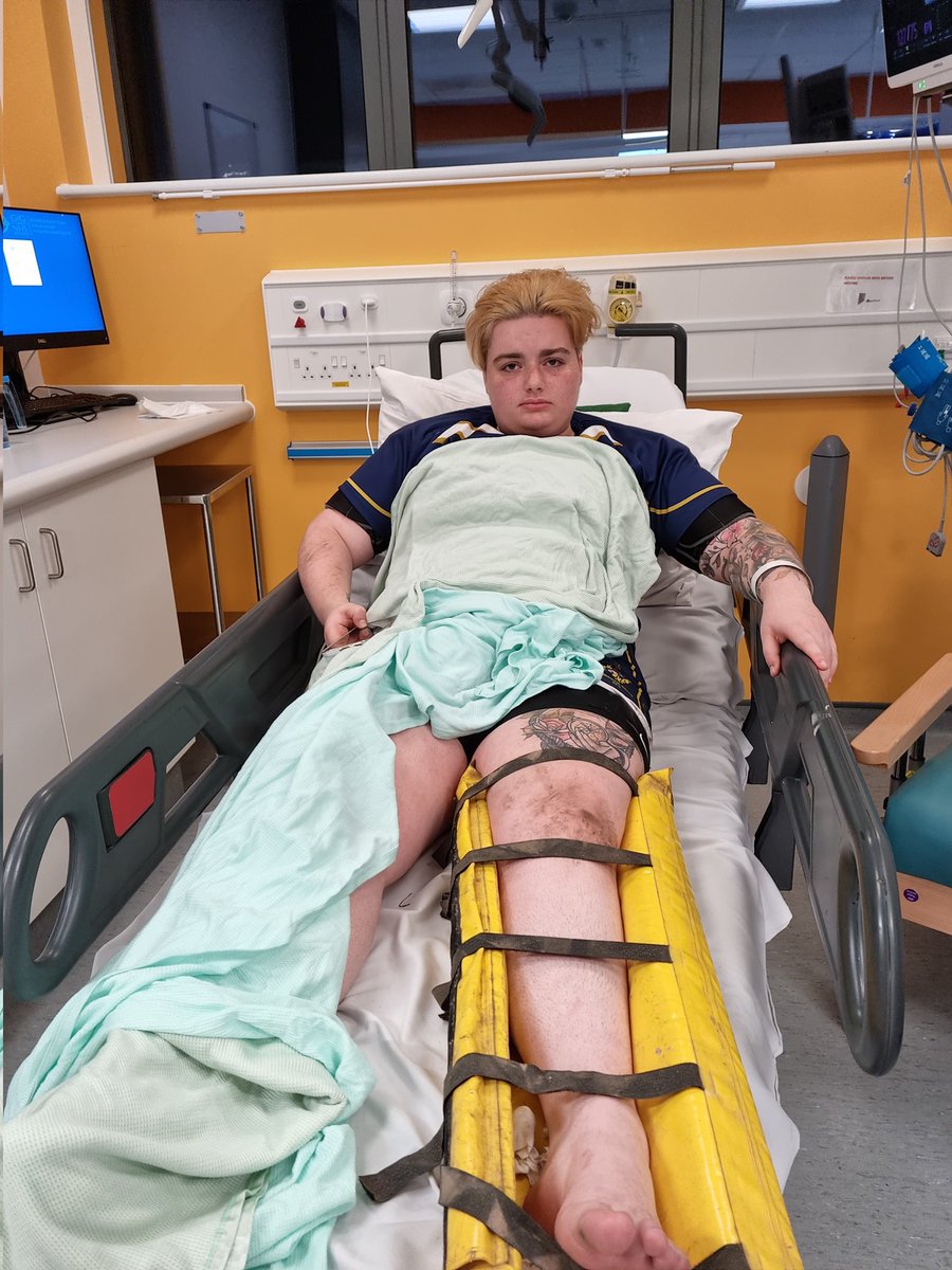 The daughter ends her rugby tour in Newport, Wales a bit like this