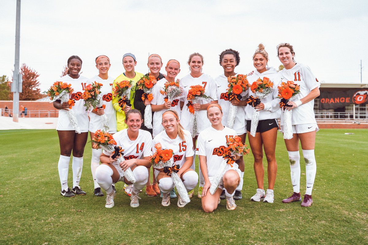 CowgirlFC's tweet photo. Another Senior Day shoutout to these 12 Cowgirls - we appreciate all you've done for our program!

#JustUs #GoPokes https://t.co/mXcHrLvQdE
