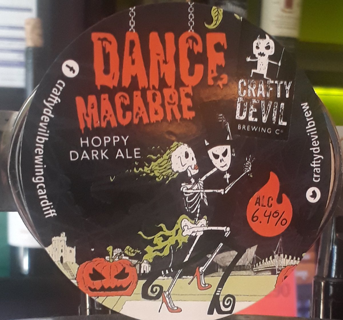 A Halloween beer with no pumpkin. Draught from @craftydevilbrew Canton cellar