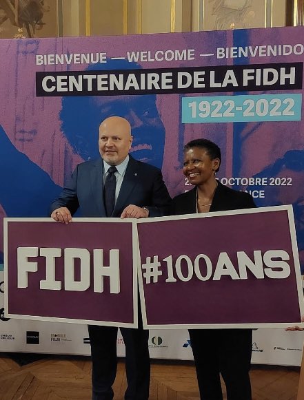 #ICC Prosecutor #KarimAAKhanKC providing keynote @fidh_en centenary: Now more than ever, it is our common responsibility to build new partnerships, to find innovative ways to collaborate in our collective work to protect human rights and deliver justice for victims.