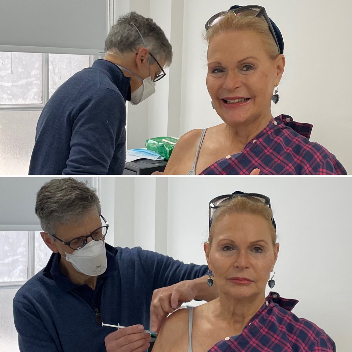 janetevansRBKC's tweet photo. Time to get a covid vaccine!  Had the flu jab @BootsUK and Covid Vaccine available @RBKC #VioletMelchettClinic #StCharles #BookOnlineNow #GettingUsedToIt @cordeliaevans @jthalassites https://t.co/TrgzDYQjcs
