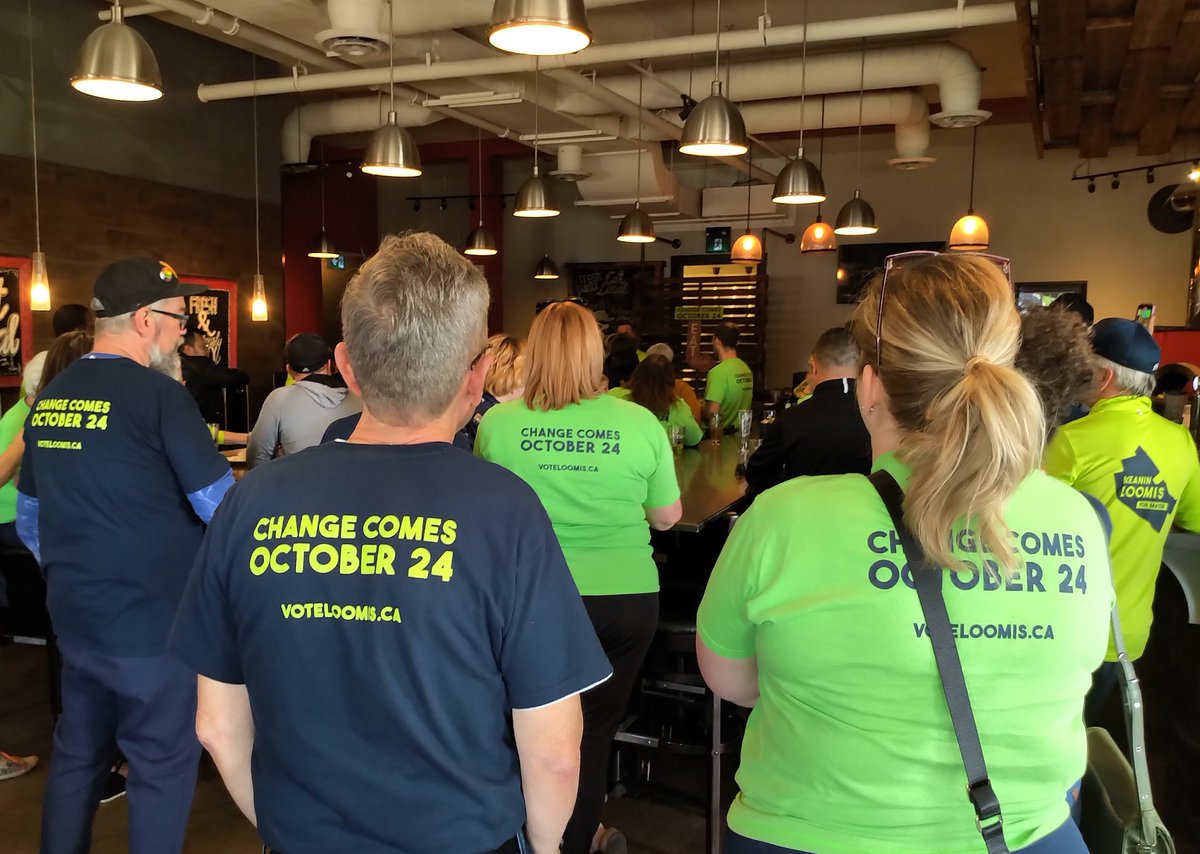 prncarter's tweet photo. Excitement for @voteloomis is growing by the hour across #HamOnt - Change is Coming October 24th! https://t.co/XPeRfheu69