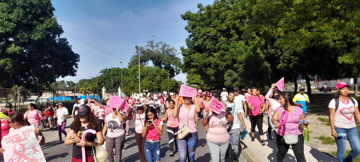 MRTMarino's tweet photo. #23Oct Nuestras Micaela Bastidas dice presente en la Caminata 5K de Mariño en el día internacional de la lucha contra el cáncer https://t.co/XJZ33Zqbz2
