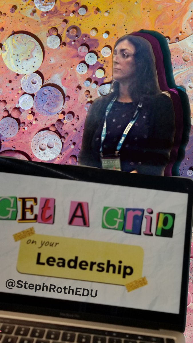 smoore_lead's tweet photo. Second to last session of the day is spent with @StephRothEDU. She is sharing how we can "Get a Grip on Our Leadership."
Great insights, links, & she celebrates all the good work that exists out in #eduTwitter!
#FallCUE22 #WeAreCUE #CUEmmunity @GlobalGEG
*made w/ @AdobeExpress https://t.co/lkuOmyugBO