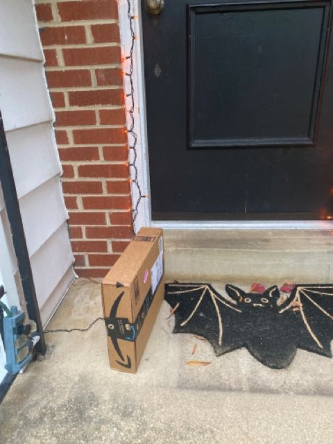 We're at the season when your Amazon delivery photos look 🎃💀🦇