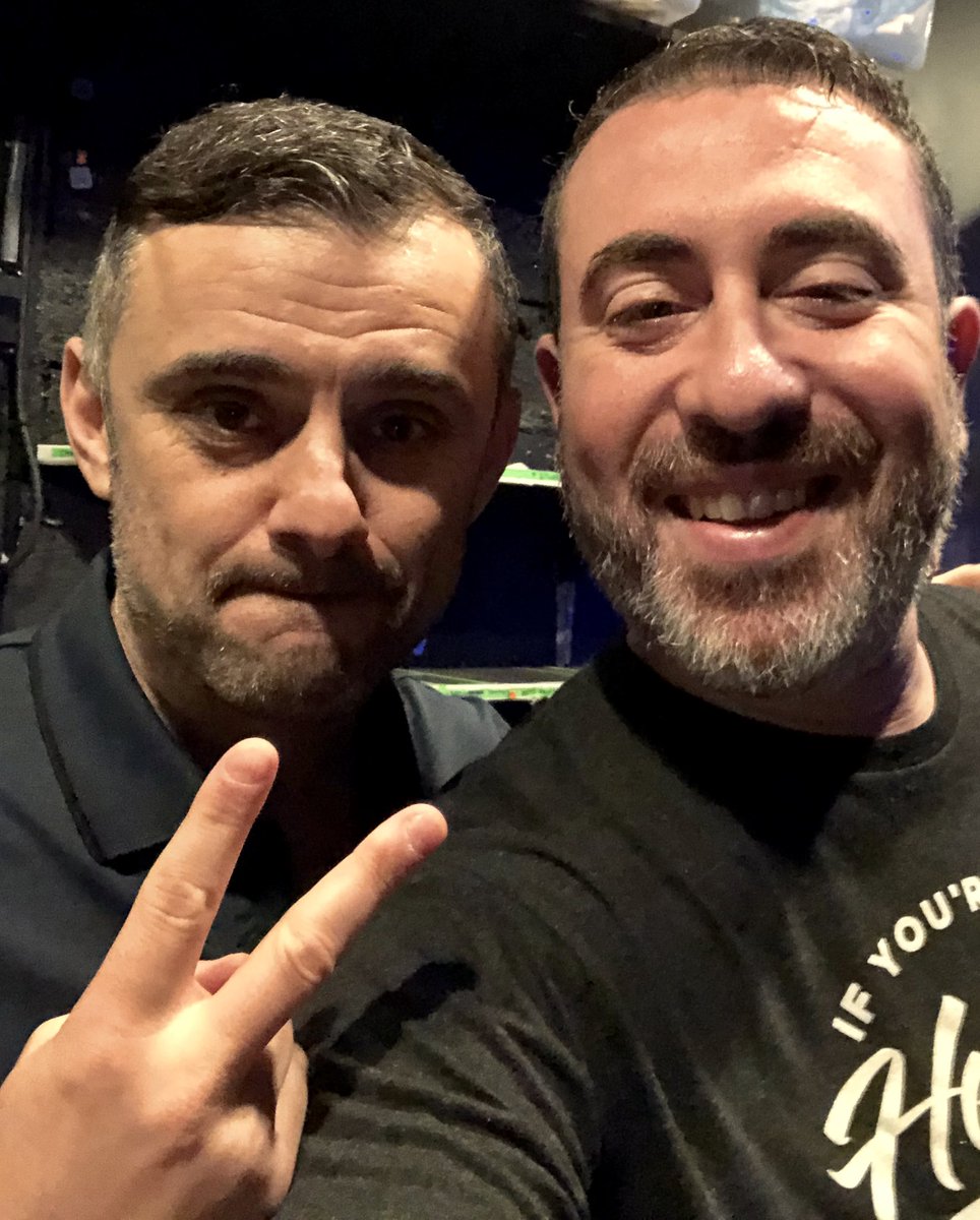 What’s up  #VRMA2022 can’t wait to meet everyone! Made you look, I’m the one <a href="/garyvee/">Gary Vaynerchuk</a> is pointing at :) I’m the new CMO @TurnoverBnB