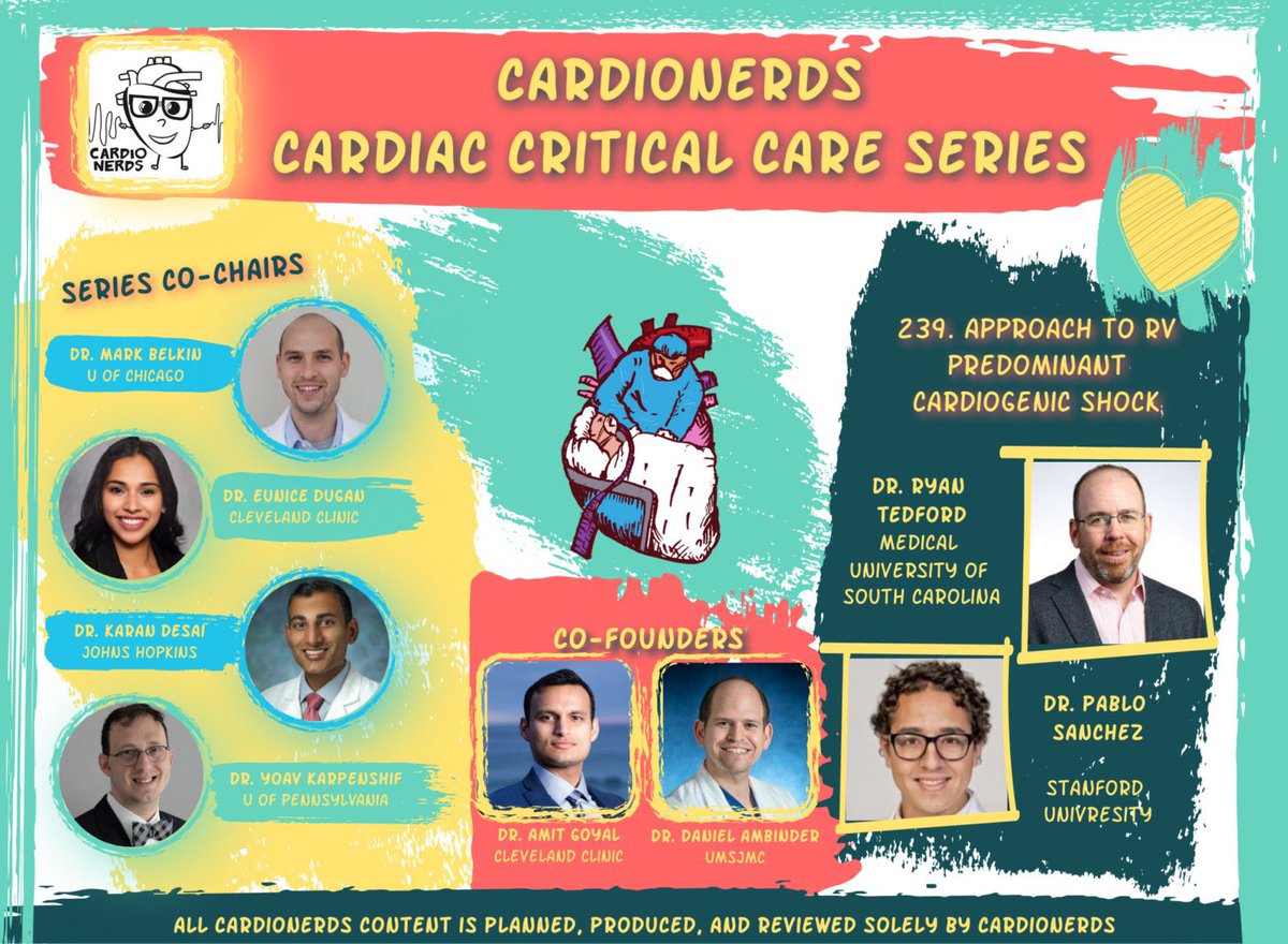 Don't miss these @CardioNerds episodes with 2 of the greatest people I know: LV @ShashankSinhaMD vs RV @RyanTedfordMD 🥊🥊 Thank U @AmitGoyalMD @Dr_DanMD @EuniceDuganMD @MarkBelkinMD @karanpdesai for your extraordinary leadership🙌🏻 ➡️LV/RV have equal 🇻🇪🇻🇪 rep @pablosanchezcas⭐️