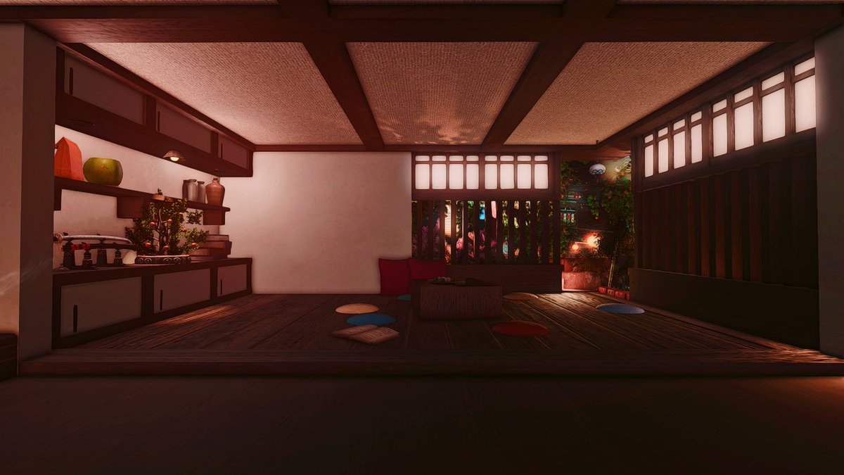 deaire_iscariot's tweet photo. [Hingan Retreat]

This is my first actual commission and I'm super proud if it. 🥺 Friend of mine wanted a modern and cozy house in japanese style to hang out at.

Light DC, Twintania, Shirogane Ward 13th, plot 50

#ffxiv #ffxivhousing
#hingan #shirogane https://t.co/r7hdW26ATI