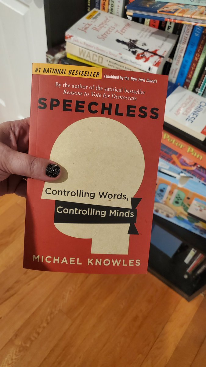Shouse34's tweet image. Did you miss out on reading &quot;1984&quot; for #LibertyLibrary? Well, our next book we are reading/discussing is @michaeljknowles&apos;s &quot;Speechless.&quot; Go get your copy so you can get in on the next one. ♡