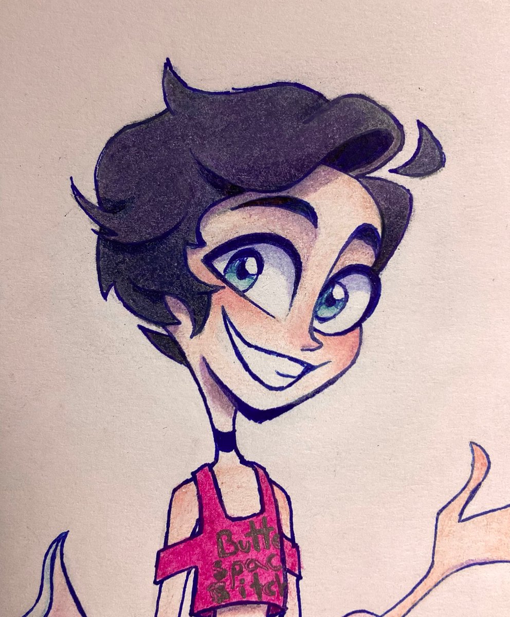 Traditional art commissions I made for <a href="/StarGrazer24/">Nova-Rose</a> Thank you very much 🥰

#opencommission #traditionalart #cartoon #artistsupport #impsona #demonsona