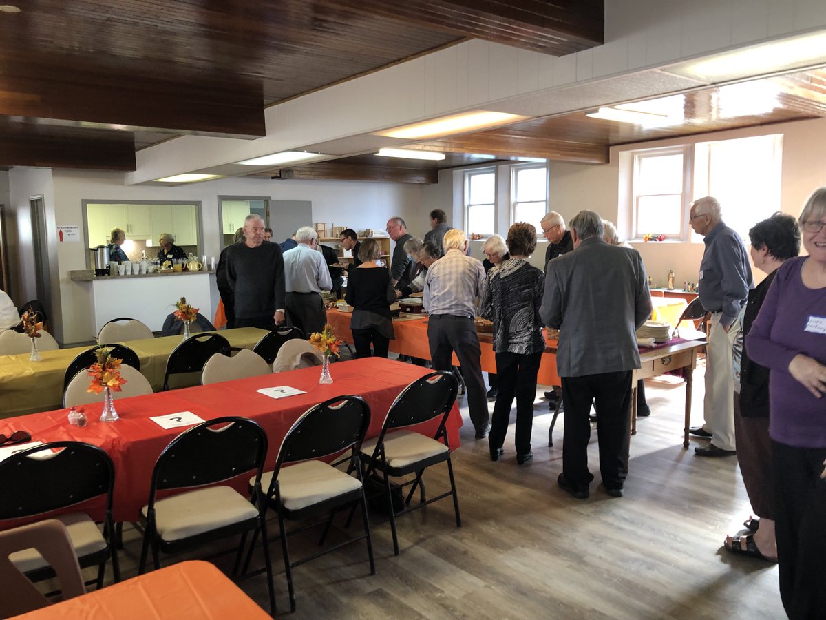 How good to break bread in the sanctuary and in the basement with the congregations of St. Mark’s, Chesley and St. James, Williamsford today ⁦<a href="/ESynodELCIC/">Eastern Synod-ELCIC</a>⁩. Fed to go out and serve the people of God especially those in greatest need.