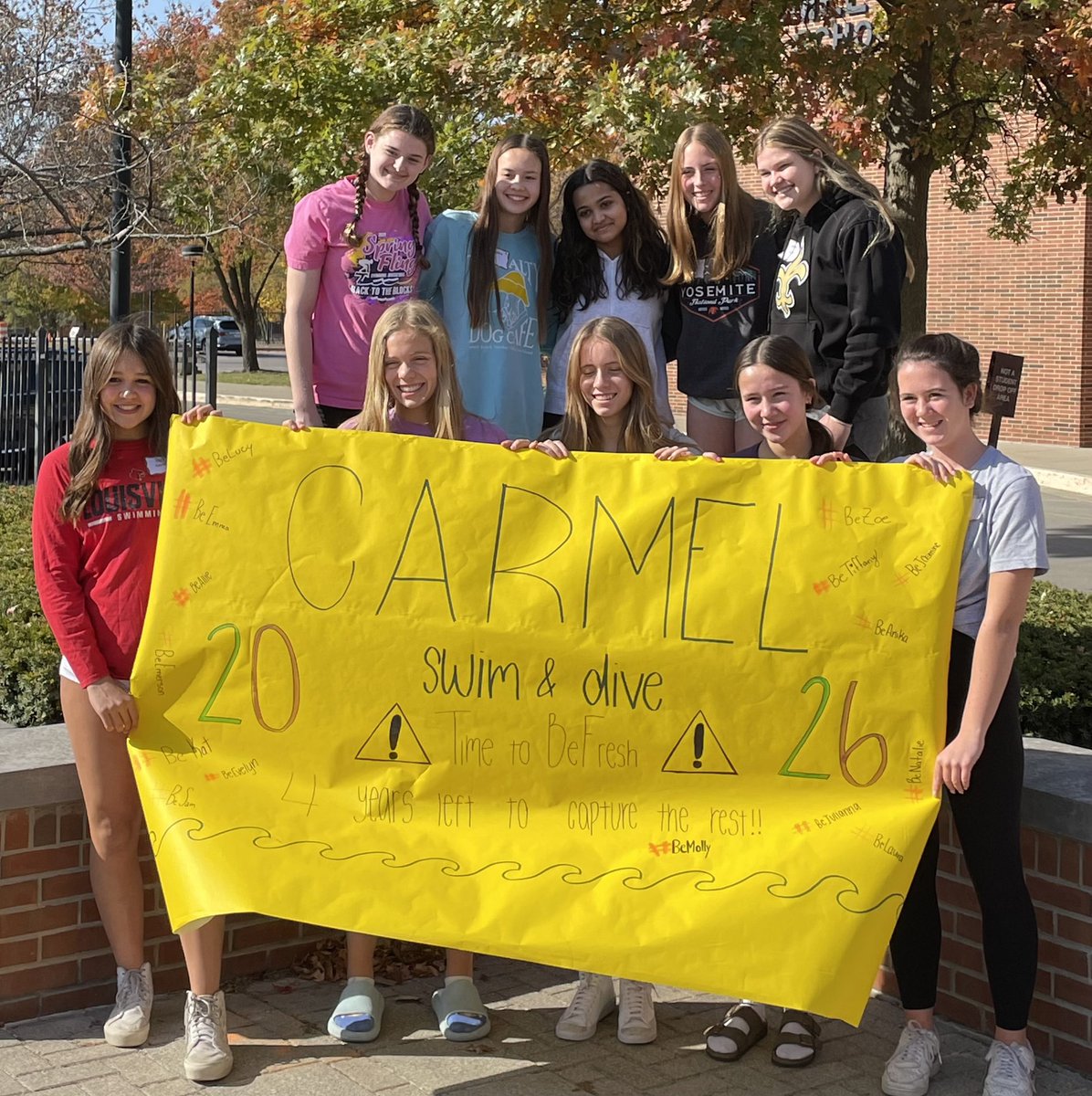 Season kickoff for the CHS Girls Swim and Dive team with team bonding! Sign up by 10 AM tomorrow to be a part of this team!