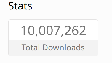 HypherionSA's tweet photo. 10 million @CurseForge downloads. I never thought I would even make 100 downloads.

Mod updates are coming, I just have a lot less time now than I used to have https://t.co/dVtyvDLbS4