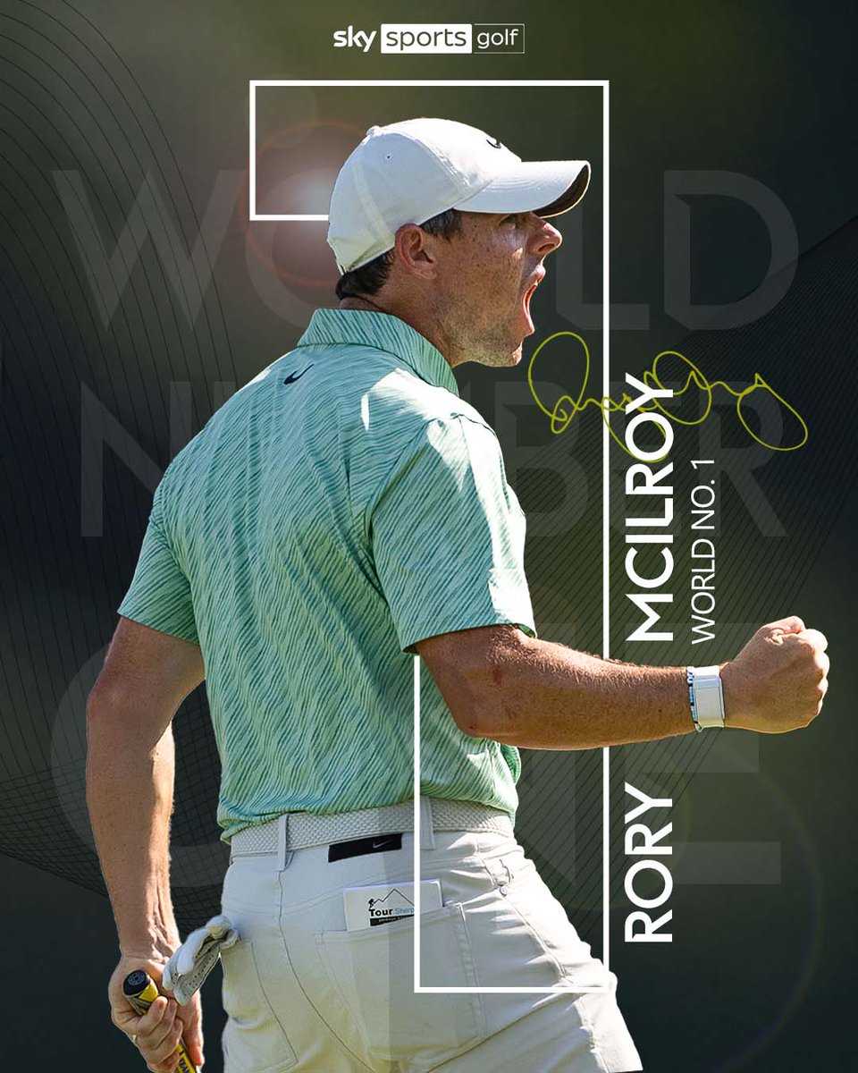 Rory McIlroy is back on top 🥇