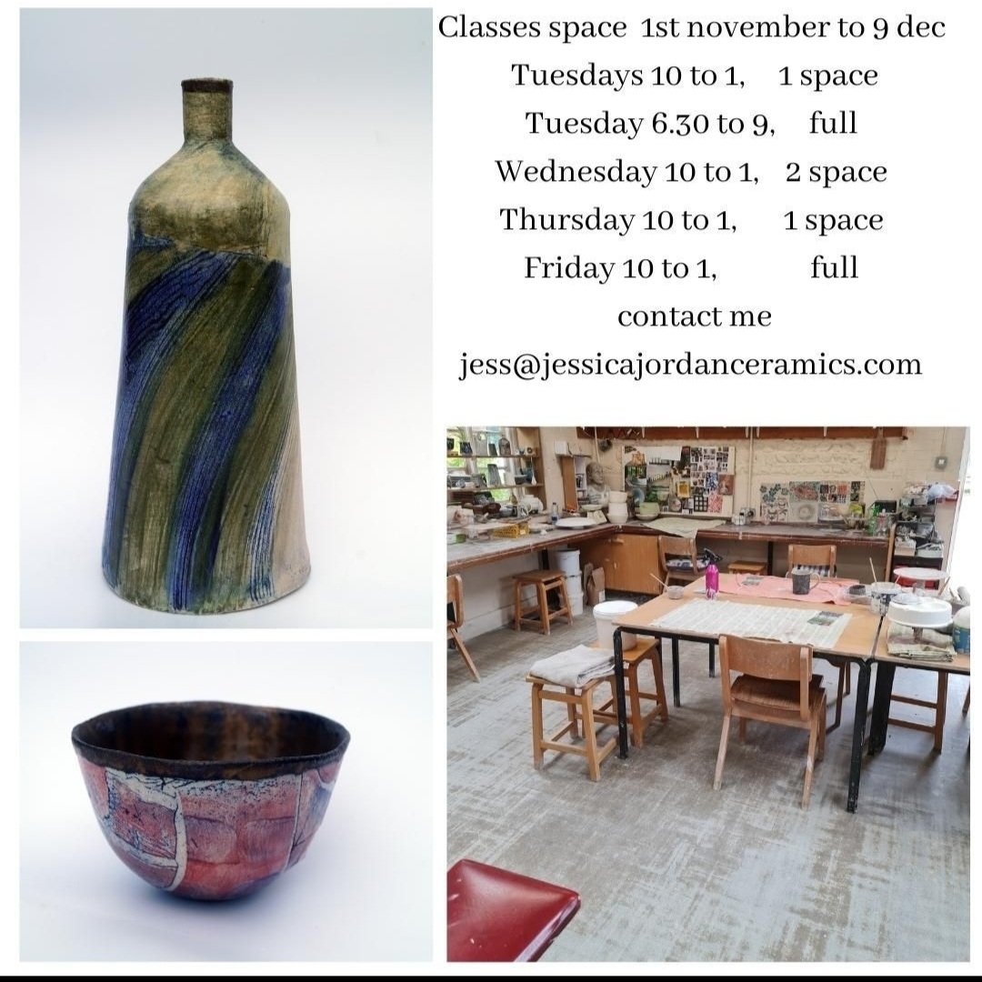 Pottery classes starting on the 1st November. 
jessicajordanceramics.com 
#worthing 
#SmallBusiness 
#whatsonworthing 
#potteryclasses
#pottery
#learning 
#throwing
#classes 
#teaching