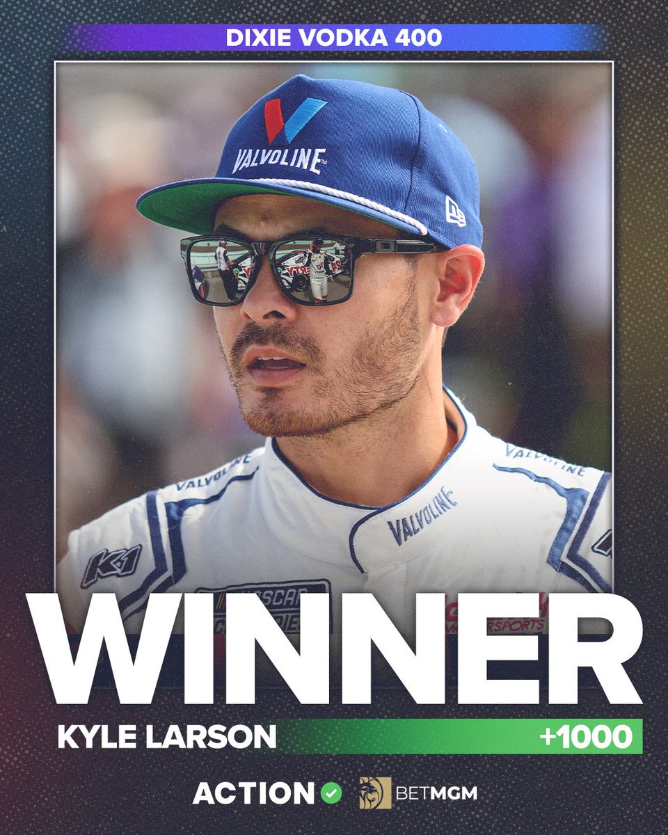 Kyle Larson wins at Homestead–Miami Speedway 🏁