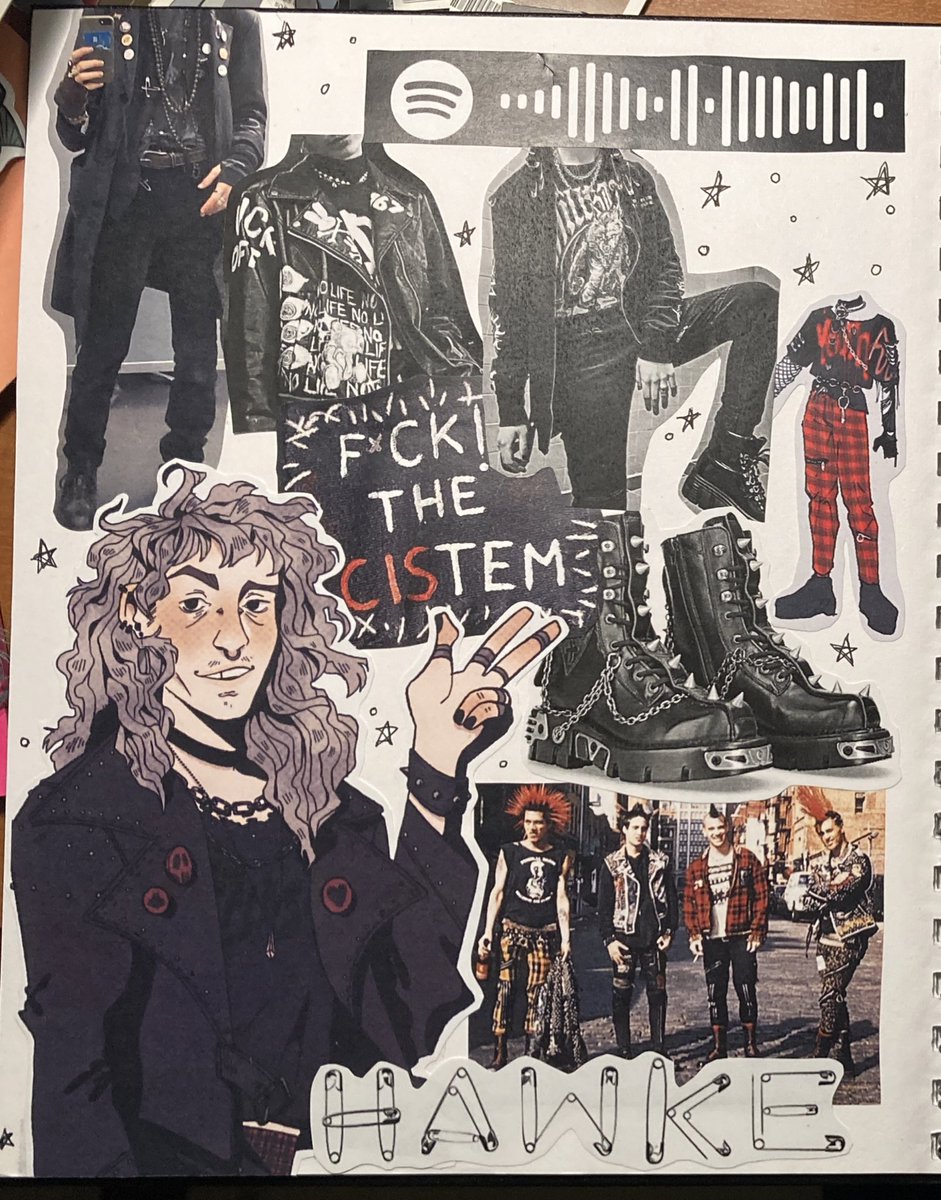 barclaywrites's tweet image. hawke costume study for costume design ^-^ #tkob