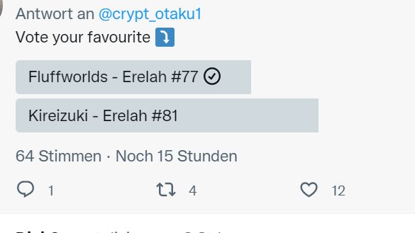 🔥✊😠🔥A Fluffy never surrenders, bows, give up or does anything else that stupid! We will fight till the end!

There is always HOPE! And we are already fighting back!

❤️Help the Fluffys WIN the Grand Tournament and VOTE Erelah #77

#DragonBall #Android18 #NFTCommunity