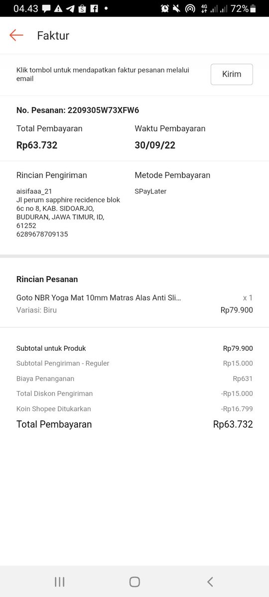 uwalManis's tweet photo. @ShopeeID ini ada apasih spay later sebulan mahal banget buset. Uda gasesuai sama akumulasi bungan yang kalian sebut sekitar 2,95%. Terhitung dari 30agustus, setelah itu spaylater kalian mahal banget. Bisa diliat pict 1&amp;2 terakhirkali pake spay later masih aman. Pict3 uda gaberes https://t.co/tZoVUHuTTw