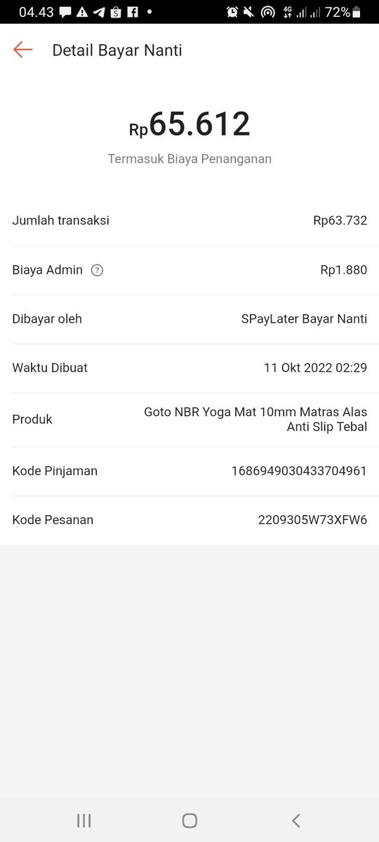 uwalManis's tweet photo. @ShopeeID ini ada apasih spay later sebulan mahal banget buset. Uda gasesuai sama akumulasi bungan yang kalian sebut sekitar 2,95%. Terhitung dari 30agustus, setelah itu spaylater kalian mahal banget. Bisa diliat pict 1&amp;2 terakhirkali pake spay later masih aman. Pict3 uda gaberes https://t.co/tZoVUHuTTw