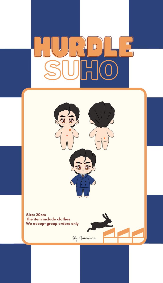iTuneSuho's tweet photo. [Fundraising] Hurdle Suho Doll - Worldwide 🐇🌐

We are preparing to overcome any hurdle, that's why we will open an order for this original doll inspired by Hurdle MV. We will accept requests through DM! 📬

#SUHO #수호 https://t.co/UYIFow4ixM