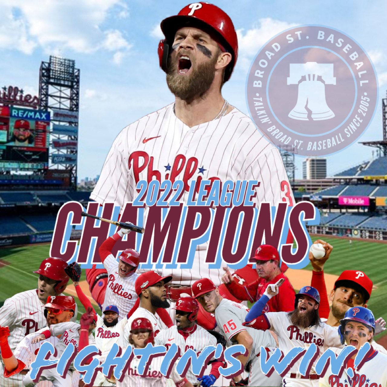 Broad St. Baseball - Talkin' Phillies Baseball on X: Final from South  Philly! #Phillies defeat the #Padres 4-3 to win the NL Pennant! The Phils  will return to the #WorldSeries for the