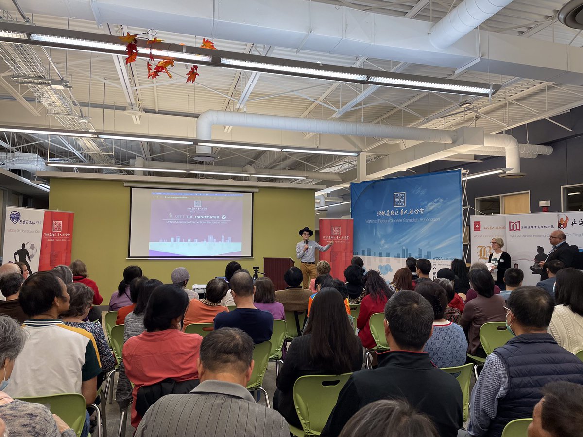thatMNSchwarze's tweet photo. Thanks so much for having me out this afternoon! I really enjoyed the event—it’s always great to see so many people who care about the future of #Waterloo. https://t.co/hLbim5IRdt