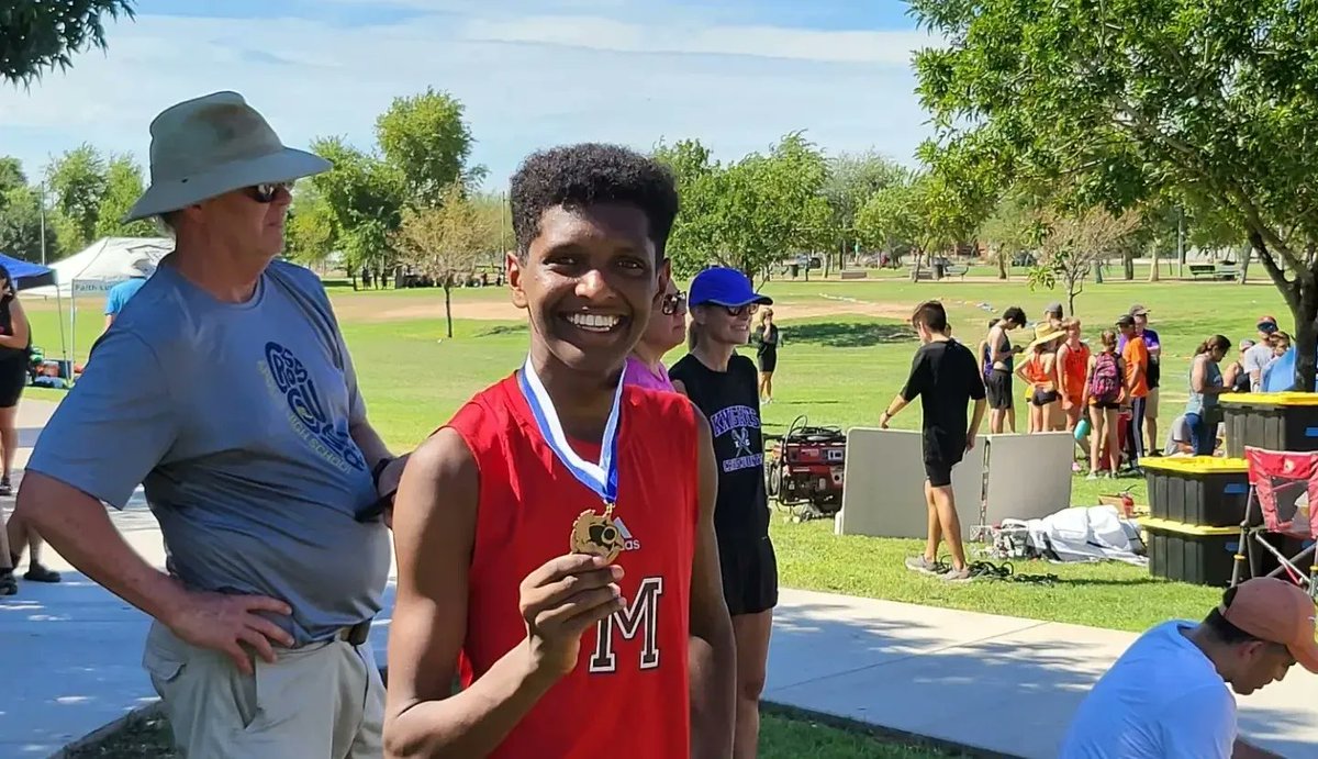 Congratulations to Filimon Kednmarey placed in every Invitational this season and ran the 2nd fastest time in school history this season #xc #crosscountry #crosscountryrunning #highschool <a href="/azc_obert/">Richard Obert</a> <a href="/AZSPORTSNETWORK/">azsportsnetwork</a> <a href="/DJNavarro6/">David J Navarro</a> <a href="/Ramsathletic/">Maricopa High School Athletics</a> <a href="/PinalCentral/">PinalCentral</a>