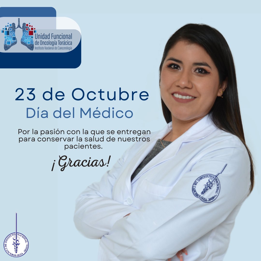23 de Octubre: Día del Médico en México 👨🏻‍⚕️👩🏻‍⚕️. Gracias por la pasión con la que se entregan a nuestros pacientes @ogarrieta @MarisolNeumo @maritza_rramos @LuisLara_M @DHeredia_onco @DrLuisCM @lissetterivash ¡Feliz Día 🤩🫁!