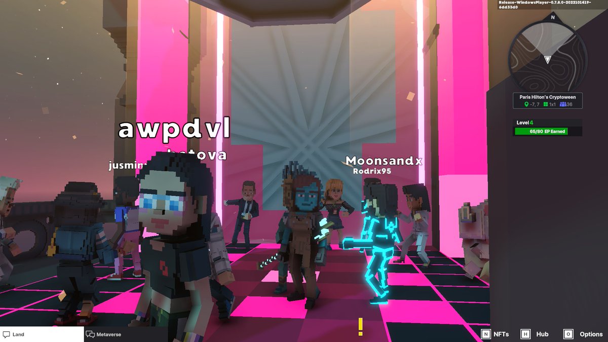 WbkAndreas's tweet photo. @TheSandboxGame I just participated in the Paris Hilton  #Cryptoween Event. Dancing in the Clock Tower check out my screenshot below!
🎃👇 https://t.co/jUTS4AQRtk